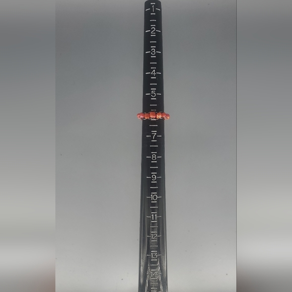 Shells and Coral Beaded Bracelet and Ring Set - Picture 7 of 11